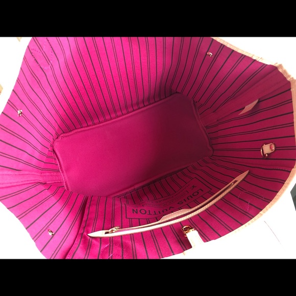 SOLD! Louis Vuitton Neverfull MM in Pivoine - Picture 4 of 7